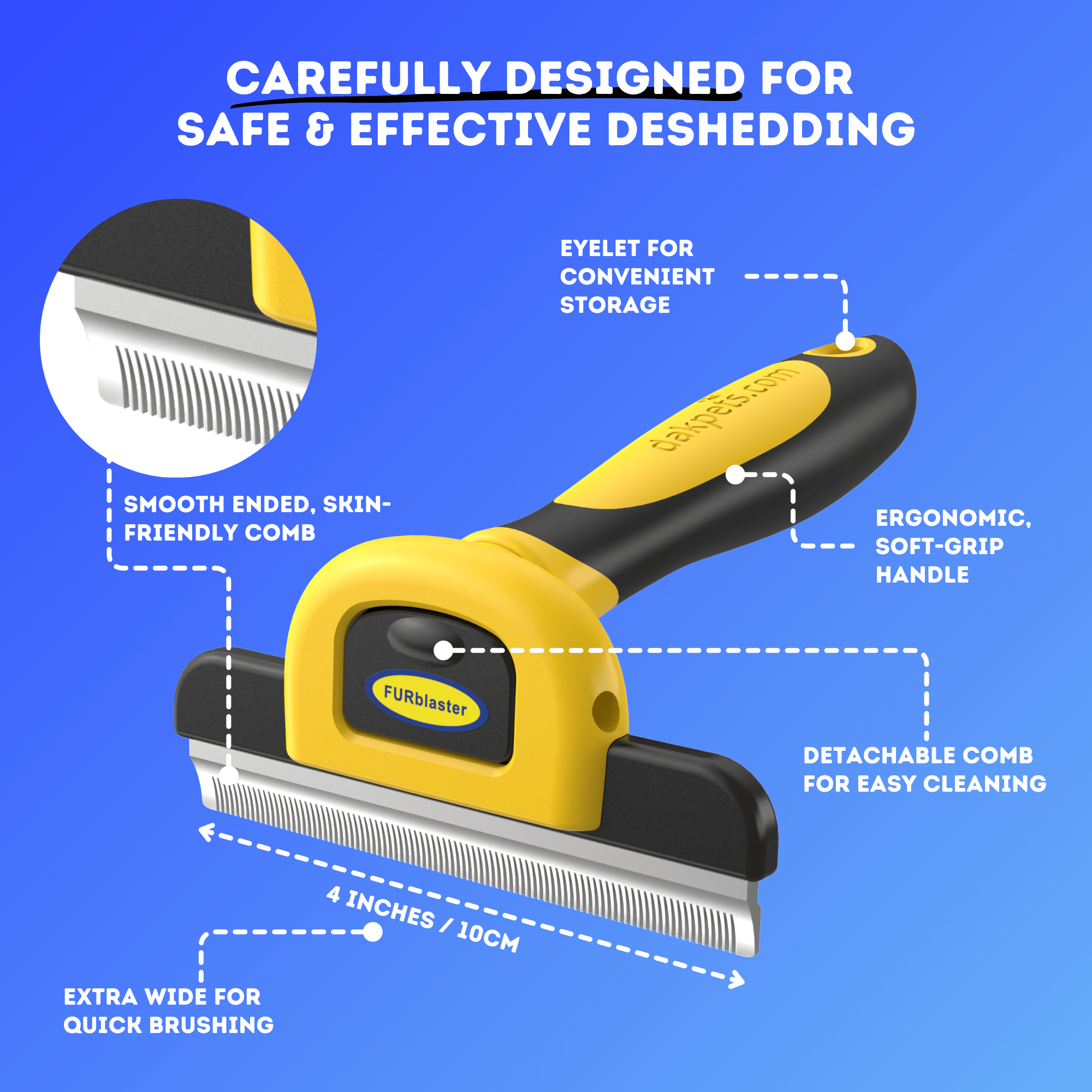 Pet Deshedding Brush - Image 13