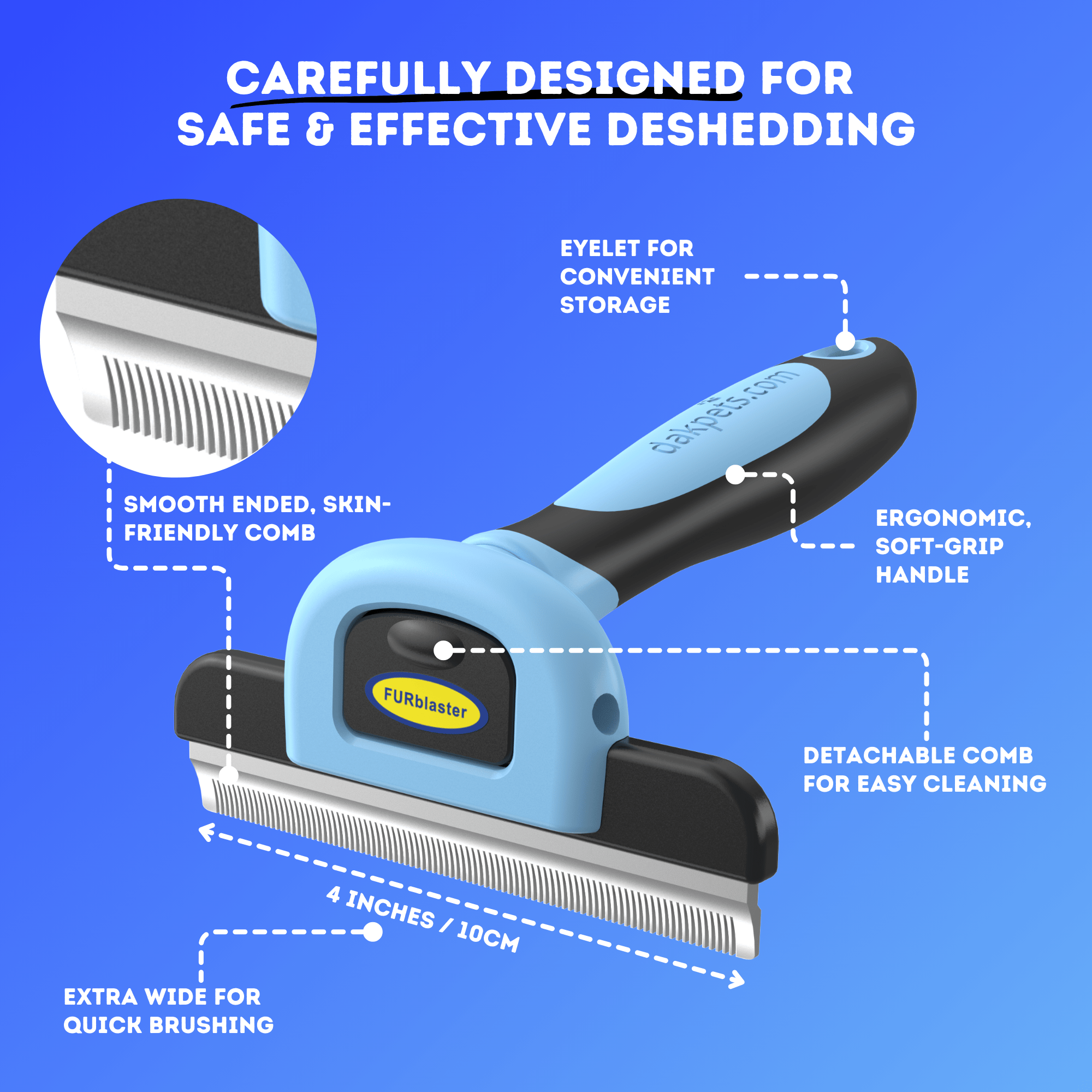 Pet Deshedding Brush - Image 3